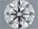 Diamante Natural 0.57 quilates, Redondo , Color J, claridad VVS1 y certificado IGI