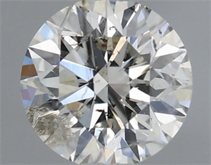 Picture of Natural Diamond 0.41 Carats, Round with Excellent Cut, I Color, I1 Clarity and Certified by IGI