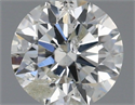 Natural Diamond 0.40 Carats, Round with Excellent Cut, I Color, I1 Clarity and Certified by IGI