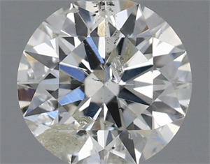 Picture of Natural Diamond 0.40 Carats, Round with Excellent Cut, I Color, I1 Clarity and Certified by IGI