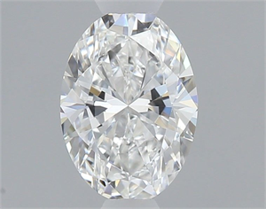 Picture of Natural Diamond 0.50 Carats, Oval with  Cut, F Color, VVS2 Clarity and Certified by GIA
