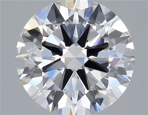 Picture of Lab Grown Diamond 3.34 Carats, Round with Excellent Cut, E Color, VS1 Clarity and Certified by IGI