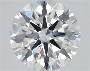 Picture of Lab Grown Diamond 3.52 Carats, Round with Excellent Cut, E Color, VS1 Clarity and Certified by GIA