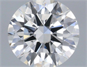 Diamante Natural 0.51 quilates, Redondo , Color G, claridad VVS1 y certificado GIA