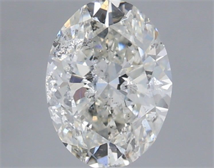 Foto Diamante Natural 1.00 quilates, Ovalado , Color H, claridad SI2 y certificado IGI de