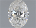 Natural Diamond 1.03 Carats, Oval with  Cut, G Color, I1 Clarity and Certified by IGI