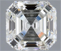 Natural Diamond 0.93 Carats, Asscher with  Cut, J Color, VVS2 Clarity and Certified by GIA