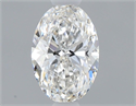 Diamante Natural 0.60 quilates, Ovalado , Color G, claridad VVS1 y certificado GIA
