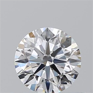 Picture of Natural Diamond 0.53 Carats, Round with Excellent Cut, D Color, IF Clarity and Certified by IGI