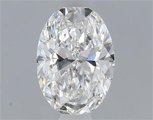 Picture of Natural Diamond 0.45 Carats, Oval with  Cut, F Color, SI1 Clarity and Certified by GIA