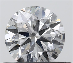 Picture of Natural Diamond 0.40 Carats, Round with Excellent Cut, F Color, SI2 Clarity and Certified by IGI