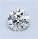 Diamante Natural 0.90 quilates, Redondo , Color J, claridad VS1 y certificado GIA