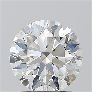 Foto Diamante Natural 1.50 quilates, Redondo , Color F, claridad SI1 y certificado GIA de