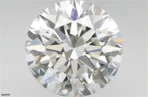 Picture of Natural Diamond 3.09 Carats, Round with Excellent Cut, G Color, VS1 Clarity and Certified by IGI