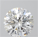 Natural Diamond 2.52 Carats, Round with Excellent Cut, D Color, SI2 Clarity and Certified by GIA