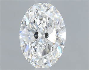 Foto Diamante Natural 0.71 quilates, Ovalado , Color F, claridad VS1 y certificado GIA de
