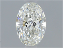 Natural Diamond 0.41 Carats, Oval with  Cut, I Color, VS2 Clarity and Certified by GIA