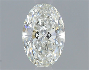 Picture of Natural Diamond 0.41 Carats, Oval with  Cut, I Color, VS2 Clarity and Certified by GIA