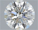 Natural Diamond 0.41 Carats, Round with Excellent Cut, H Color, VS2 Clarity and Certified by IGI
