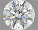Natural Diamond 1.01 Carats, Round with Excellent Cut, K Color, VS2 Clarity and Certified by GIA