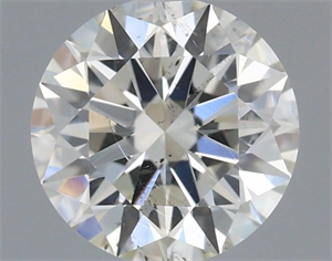 Foto Diamante Natural 0.61 quilates, Redondo , Color H, claridad SI1 y certificado IGI de