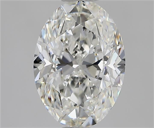 Picture of Natural Diamond 1.70 Carats, Oval with  Cut, G Color, SI1 Clarity and Certified by GIA