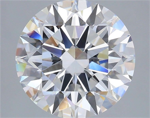 Picture of Lab Grown Diamond 4.07 Carats, Round with Ideal Cut, E Color, VVS1 Clarity and Certified by IGI