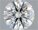 Del inventario de diamantes de laboratorio, 1.03 quilates, Redondo , Color F, claridad VVS2 y certificado IGI