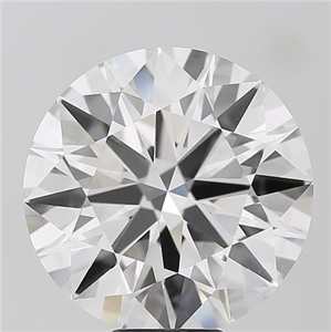 Picture of Lab Grown Diamond 10.08 Carats, Round with Excellent Cut, G Color, VVS2 Clarity and Certified by IGI