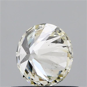 Picture of Natural Diamond 0.56 Carats, Round with Excellent Cut, K Color, VS2 Clarity and Certified by IGI