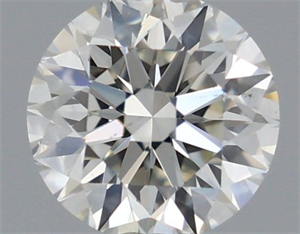 Picture of Natural Diamond 0.41 Carats, Round with Excellent Cut, H Color, VS2 Clarity and Certified by IGI
