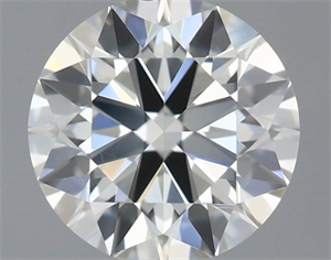 Picture of Natural Diamond 0.60 Carats, Round with Excellent Cut, I Color, VVS1 Clarity and Certified by IGI