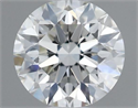 Natural Diamond 0.44 Carats, Round with Excellent Cut, H Color, VS1 Clarity and Certified by IGI