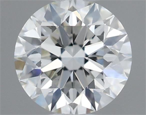 Picture of Natural Diamond 0.44 Carats, Round with Excellent Cut, H Color, VS1 Clarity and Certified by IGI