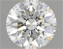 Natural Diamond 0.70 Carats, Round with Excellent Cut, I Color, VS2 Clarity and Certified by IGI
