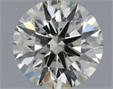 Natural Diamond 0.40 Carats, Round with Excellent Cut, K Color, VS2 Clarity and Certified by IGI