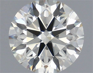 Picture of Natural Diamond 0.70 Carats, Round with Excellent Cut, J Color, VVS2 Clarity and Certified by IGI