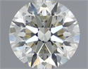 Diamante Natural 0.71 quilates, Redondo , Color J, claridad VVS2 y certificado IGI
