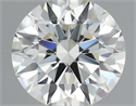Natural Diamond 0.40 Carats, Round with Excellent Cut, I Color, VVS2 Clarity and Certified by IGI