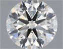 Diamante Natural 0.60 quilates, Redondo , Color J, claridad VVS2 y certificado IGI
