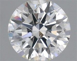 Foto Diamante Natural 0.50 quilates, Redondo , Color H, claridad SI1 y certificado GIA de