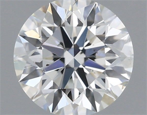 Picture of Natural Diamond 0.40 Carats, Round with Excellent Cut, F Color, SI1 Clarity and Certified by IGI