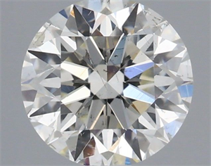 Foto Diamante Natural 0.53 quilates, Redondo , Color H, claridad SI1 y certificado IGI de