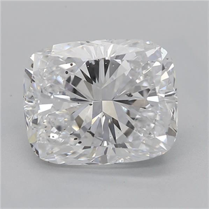 Foto Diamante Natural 2.45 quilates, Del cojín , Color D, claridad SI2 y certificado GIA de