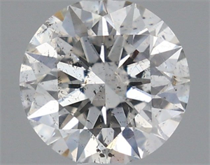 Picture of Natural Diamond 0.57 Carats, Round with Excellent Cut, H Color, SI2 Clarity and Certified by GIA