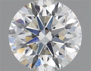 Picture of Natural Diamond 0.41 Carats, Round with Excellent Cut, H Color, VVS2 Clarity and Certified by IGI