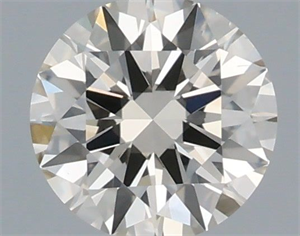 Picture of Natural Diamond 0.41 Carats, Round with Excellent Cut, K Color, VS2 Clarity and Certified by IGI