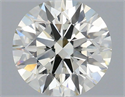 Natural Diamond 0.80 Carats, Round with Excellent Cut, K Color, VS2 Clarity and Certified by IGI