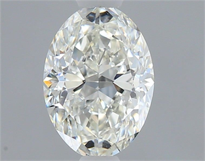 Picture of Natural Diamond 0.70 Carats, Oval with  Cut, I Color, VS2 Clarity and Certified by GIA