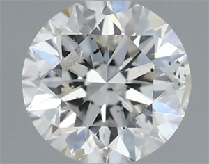 Picture of Natural Diamond 0.43 Carats, Round with Excellent Cut, H Color, SI2 Clarity and Certified by IGI